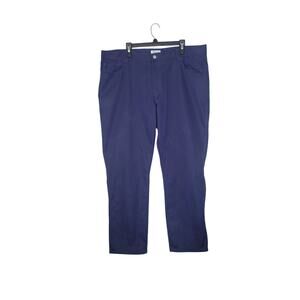 Peter Millar Pants Mens 42x32 (42x29) Navy Performance Stretch Casual Trousers